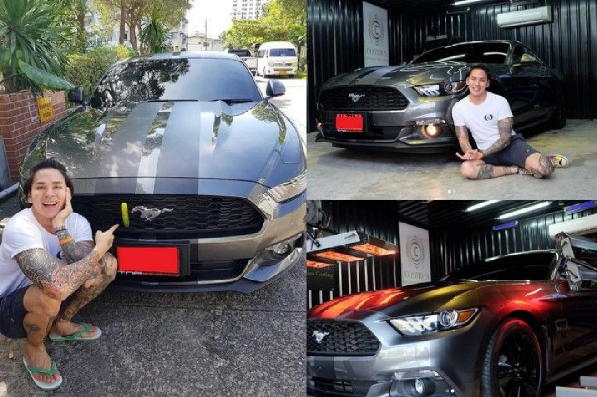 ให้รางวัลตัวเอง! แทค ภรัณยู ถอยรถหรูมัสแตงป้ายแดงราคาหลายล้าน ให้รางวัลตัวเอง! แทค ภรัณยู ถอยรถหรูมัสแตงป้ายแดงราคาหลายล้าน