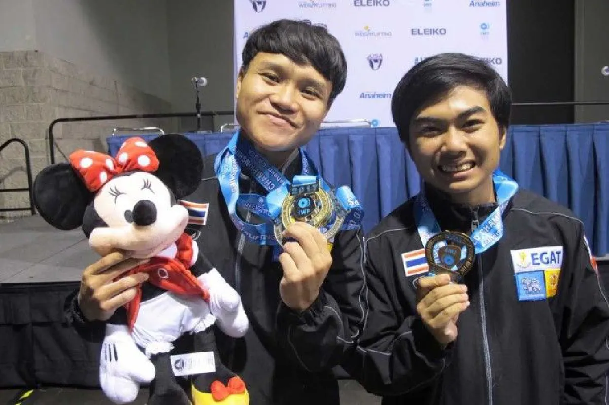 ธัญญ่าประเดิมทองยกเหล็กโลก