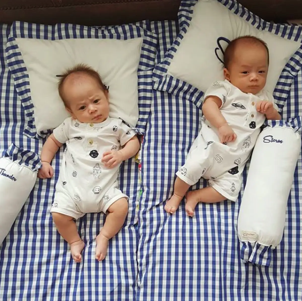 “พ่อน็อต” โพสต์ภาพ “น้องสายฟ้า-น้องพายุ” สุขสันต์วันพ่อ