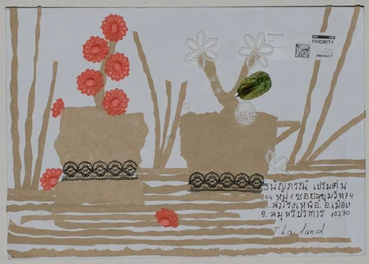 ศิลปะร่วมสมัย บนซองจดหมาย