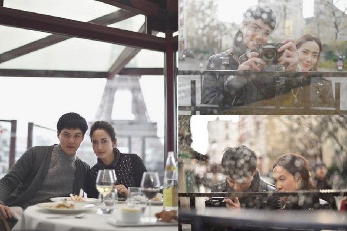รักหวานฉ่ำ! แต้ว-ต้น ควงคู่สวีทดินเนอร์หรูดูหอไอเฟลที่ปารีส รักหวานฉ่ำ! แต้ว-ต้น ควงคู่สวีทดินเนอร์หรูดูหอไอเฟลที่ปารีส