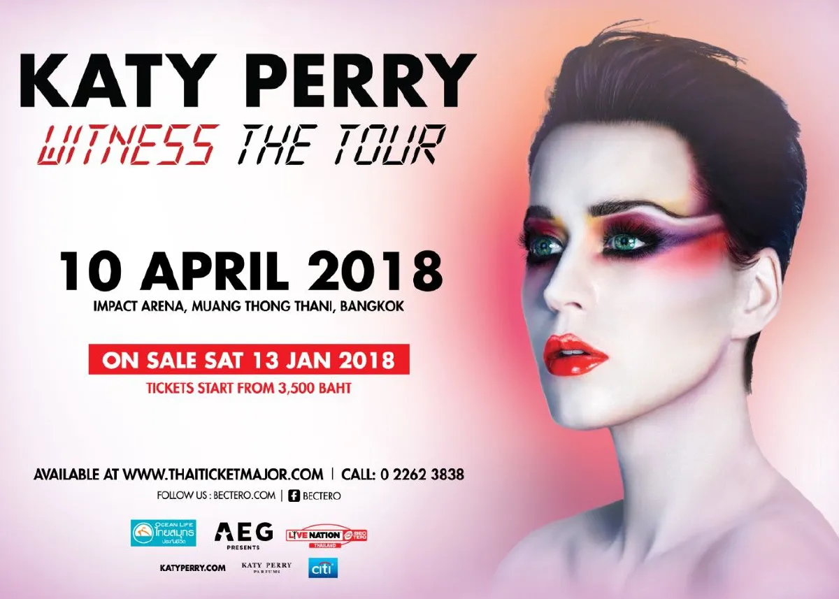 Katy Perry WITNESS: The Tour 2018 ตื่นตาตื่นใจไม่เหมือนที่เคยเห็นมาก่อน