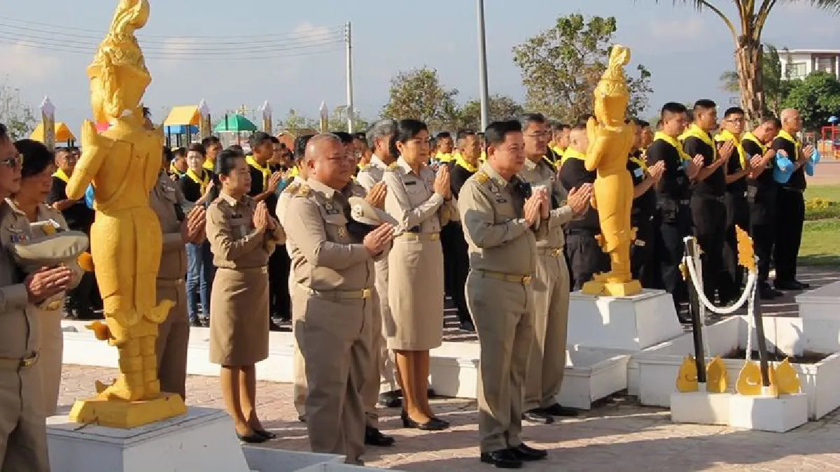 พะเยารื้อถอน“พระเมรุมาศจำลอง”