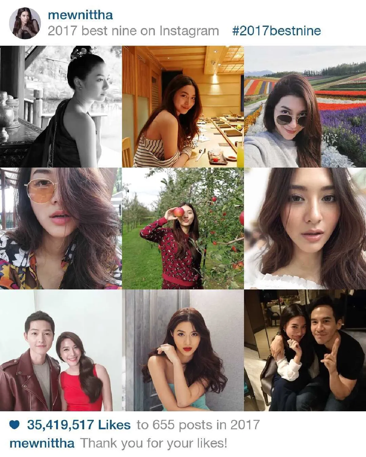 มาดูกัน! 9 รูปสุดฮอตยอดไลค์ถล่มทลายของนางเอกซุปตาร์