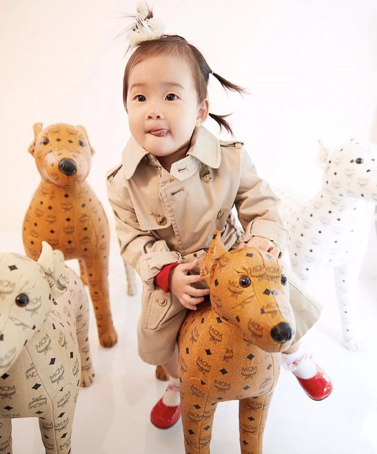 น่ารักใจละลาย! น้องเป่าเปา ฉายเดี่ยวถ่ายแบบโชว์ความสดใส