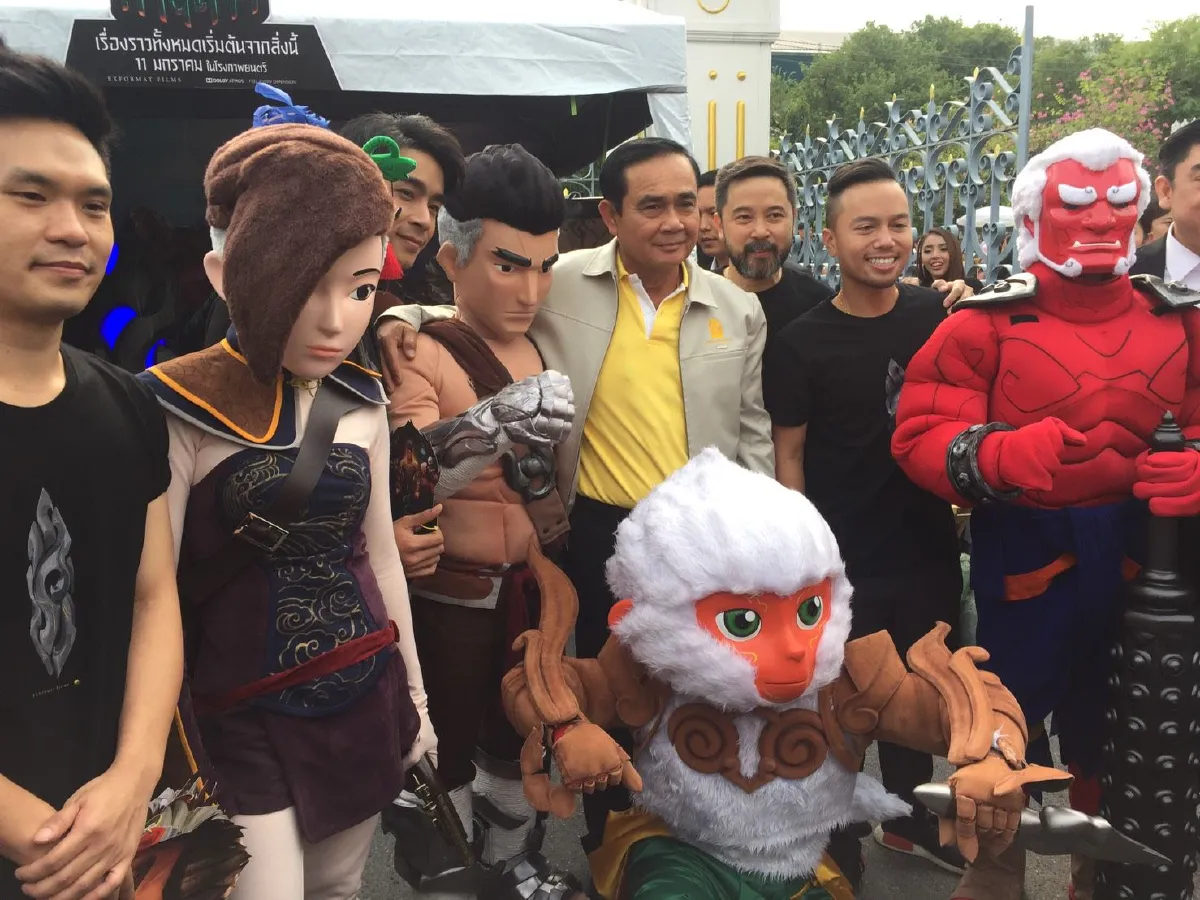 นายกฯตู่ ร่วมกิจกรรมหนัง "9 ศาสตรา" ชมฝีมือคนไทยเก่ง สร้างสรรค์