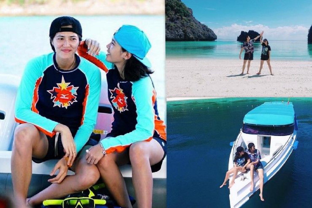 หวานแบบเพื่อน! หน่อง ปลื้มจิตร์-ชาช่า อวดความมุ้งมิ้งกลางทะเล หวานแบบเพื่อน! หน่อง ปลื้มจิตร์-ชาช่า อวดความมุ้งมิ้งกลางทะเล