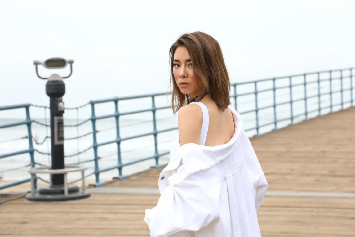 10 ภาพหมวยแซ่บ คริส หอวัง อวดความสวยอินเตอร์ที่แอลเอ