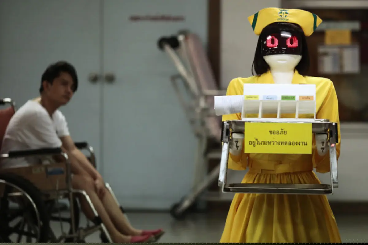 นวัตกรรมหุ่นยนต์สู่งานรพ. เพิ่มประสิทธิภาพ-ไม่เกิดภาระ
