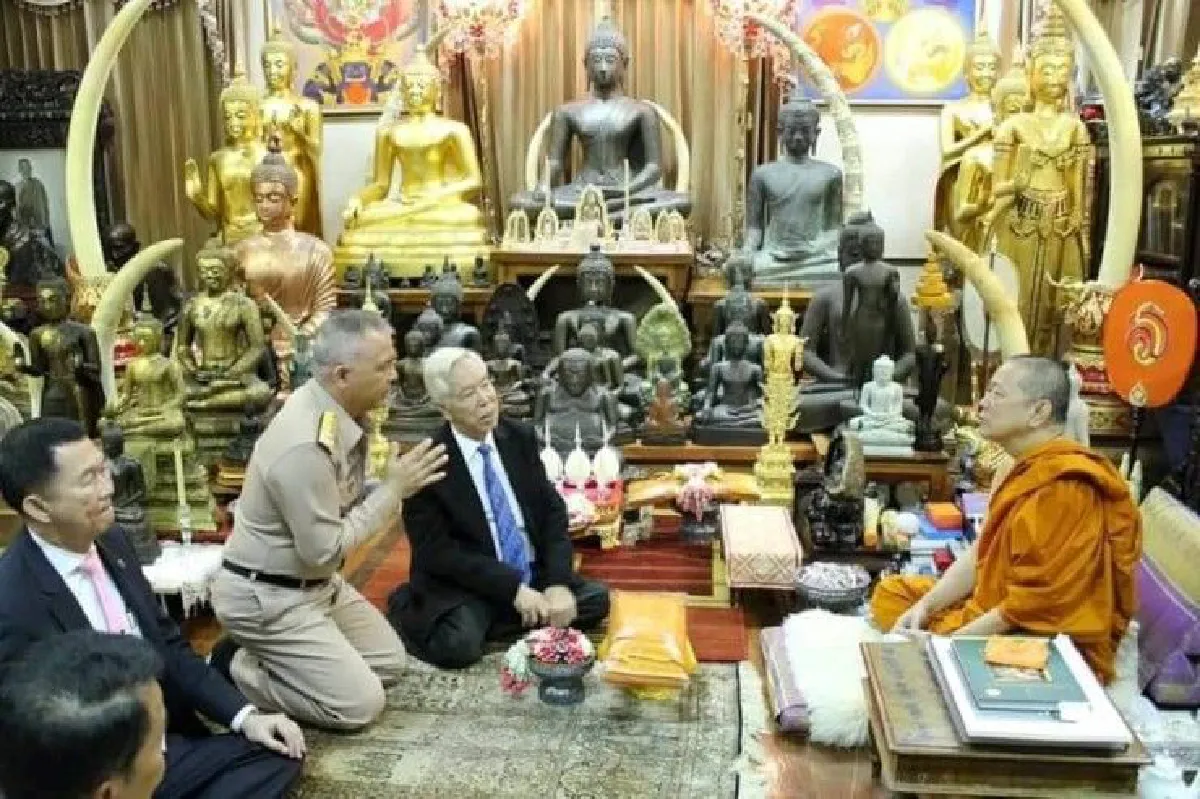 กลาโหมนิมนต์ "เจ้าคุณธงชัย" ทำผ้ายันต์นำรายได้บูรณะเรือ-ศาลกรมหลวงชุมพร