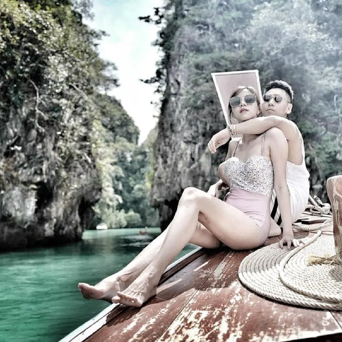 รักทะเลเวลามีเธอ! เพชรจ้า-นิวเคลียร์ สวีทจัดหนักเติมหวานให้ชีวิตคู่