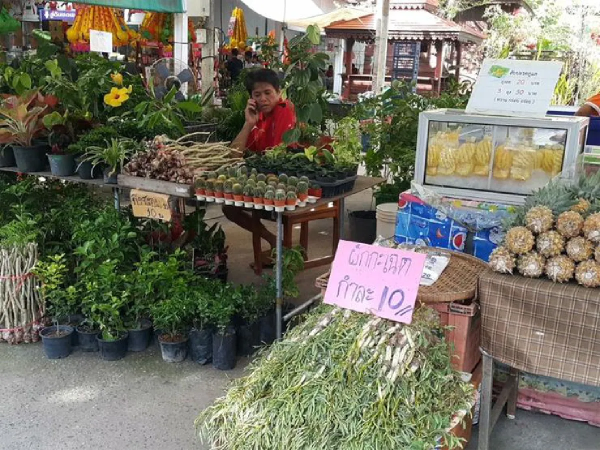 ตลาดสินค้าเกษตร วัดสมานรัตนาราม