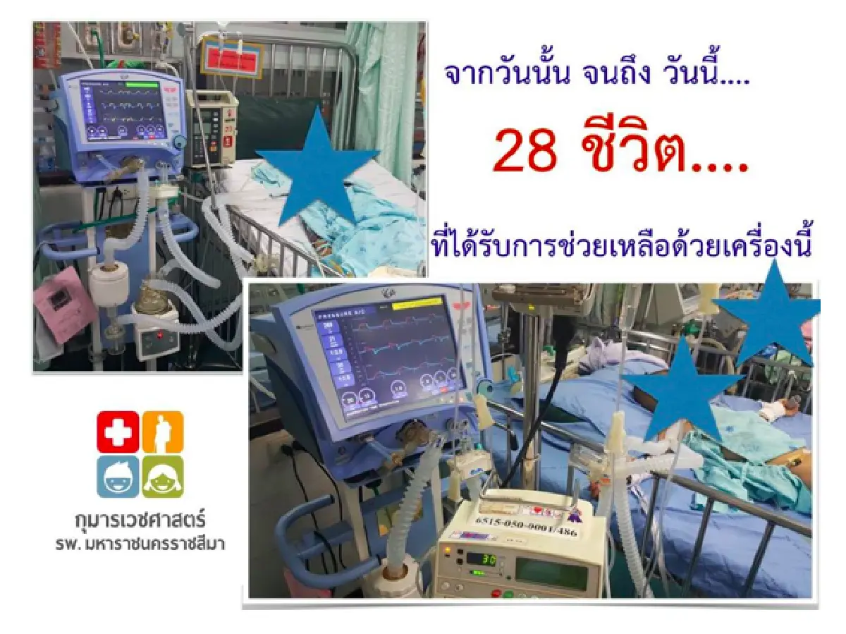 นางฟ้าบนดิน! “ญาญ่า” มอบเครื่องช่วยหายใจผู้ป่วยเด็ก สำหรับผู้ป่วยวิกฤต