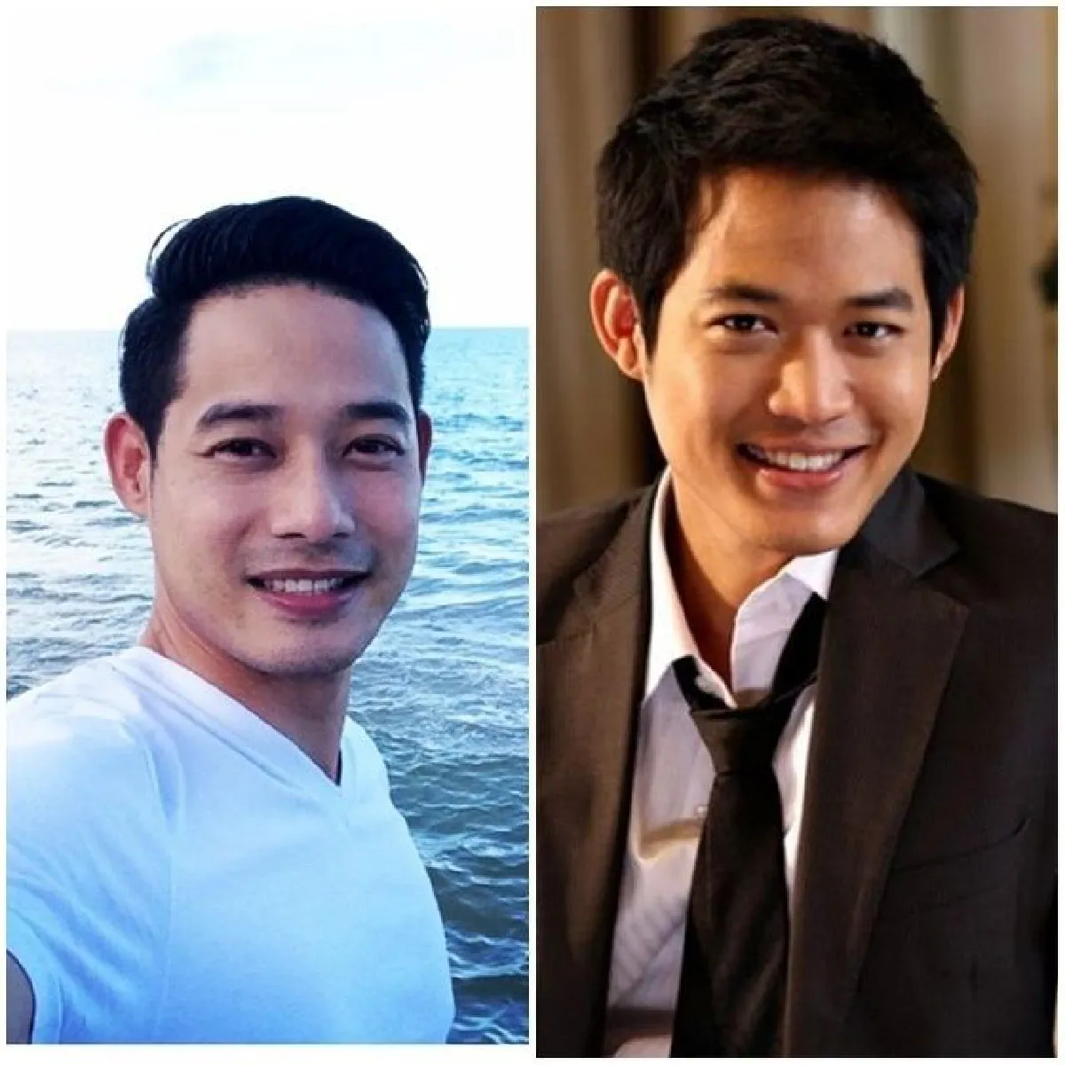 ซูมภาพ! “ตู่ ภพธร - เพชร กรุณพล” แฝดคนละฝาที่หน้าคล้ายกัน