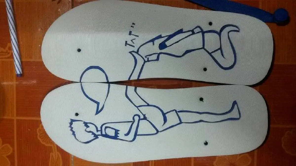 ชื่นชม "น้องกอล์ฟ" แกะลายรองเท้าหาเงินเลี้ยงแม่