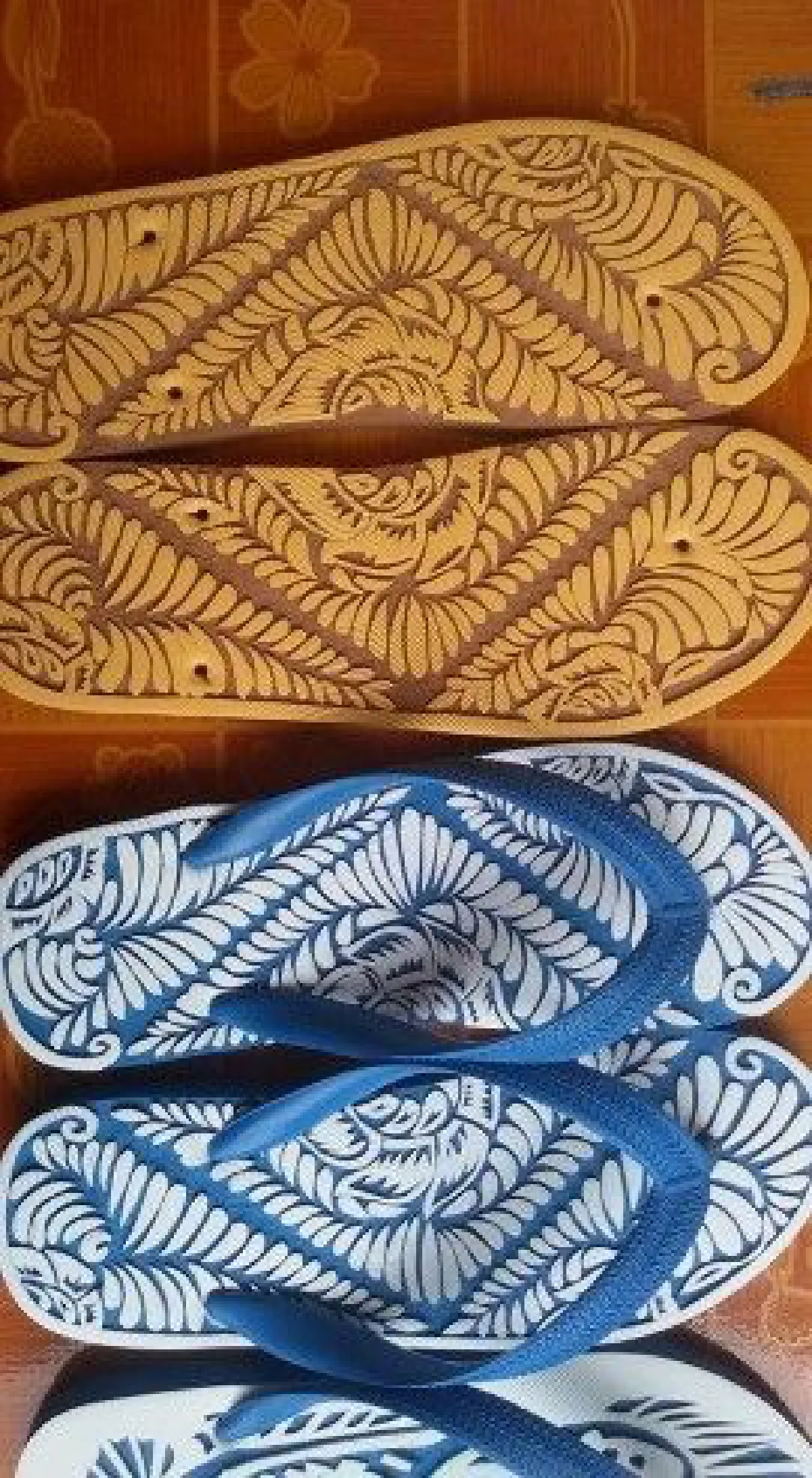 ชื่นชม "น้องกอล์ฟ" แกะลายรองเท้าหาเงินเลี้ยงแม่