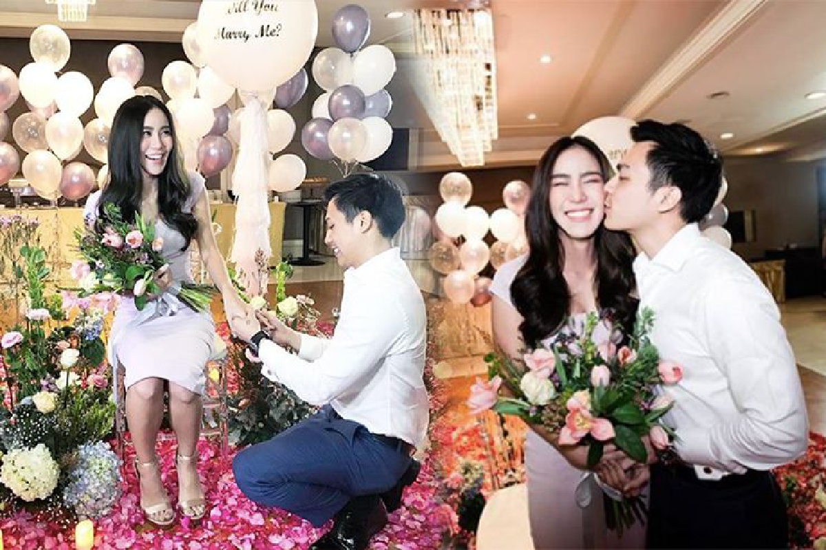 เผยภาพ "ไฮโซเคน” เซอร์ไพรส์คุกเข่าขอ "ขนมจีน” แต่งงาน เผยภาพ "ไฮโซเคน” เซอร์ไพรส์คุกเข่าขอ "ขนมจีน” แต่งงาน