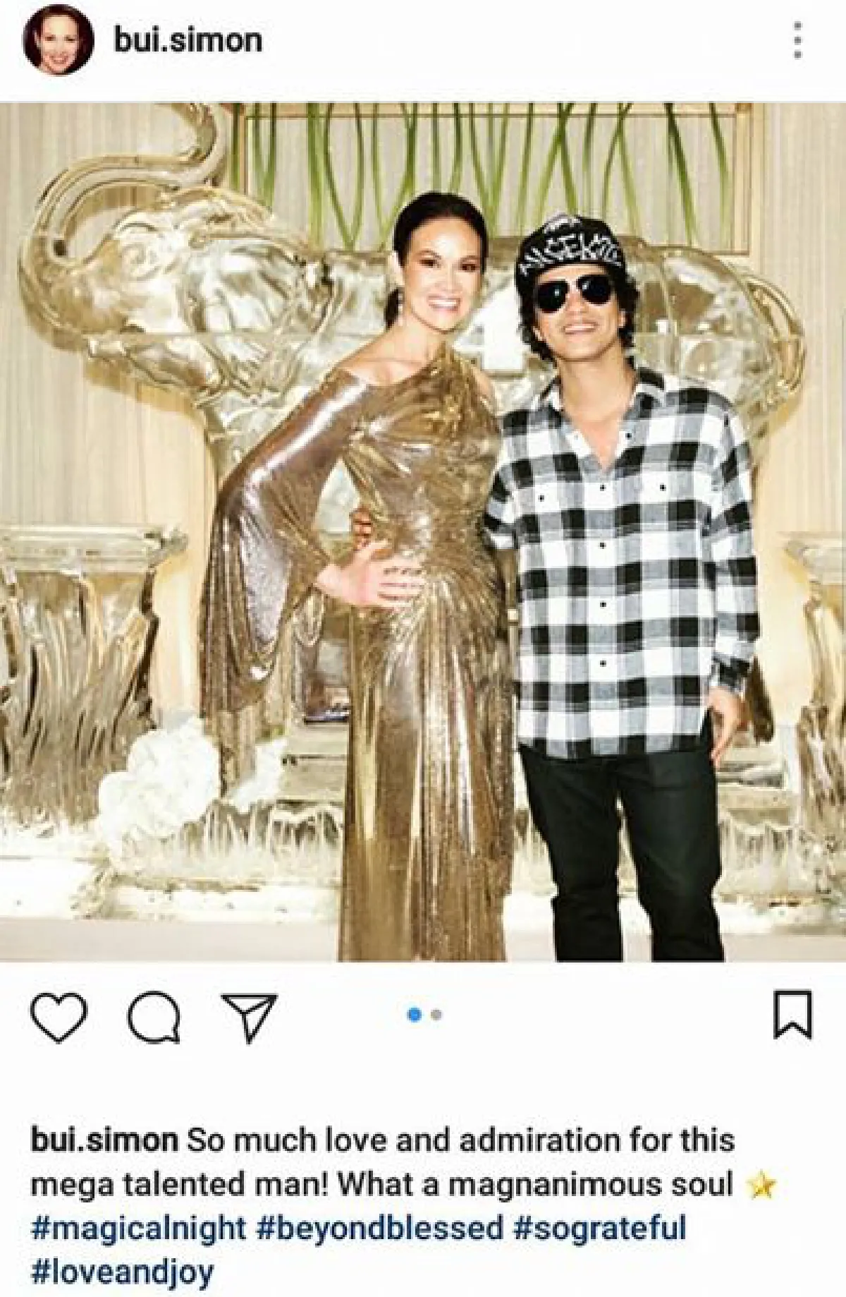 "ปุ๋ย” แฮปปี้! สามีเซอร์ไพรส์วันเกิด จ้างนักร้องซุปเปอร์สตาร์ "Bruno Mars” มาร้องเพลง
