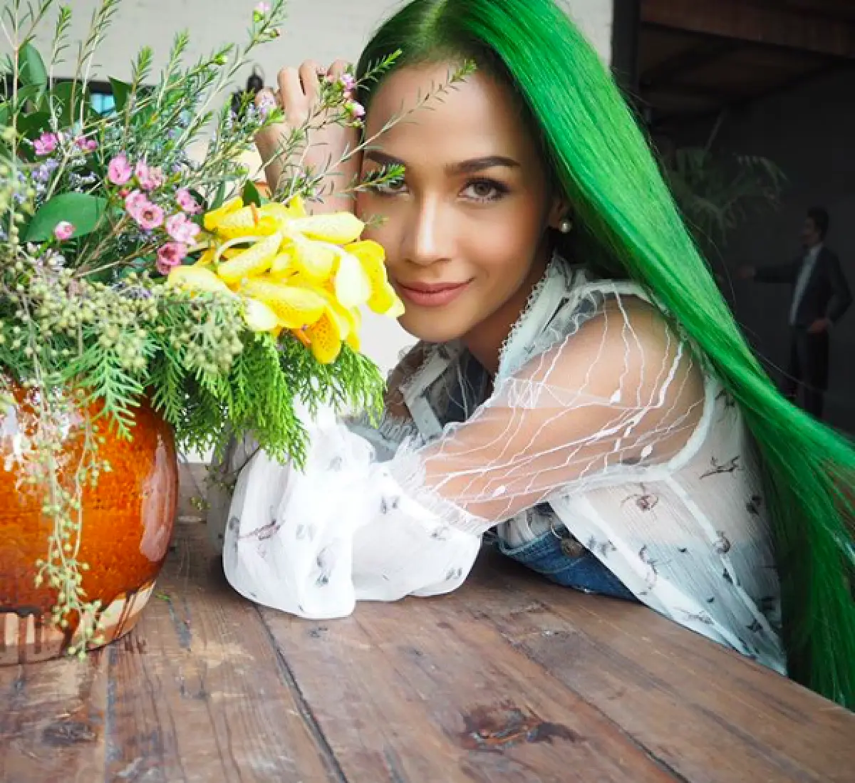 #มั่นใจแบบนี้ค่ะ.. “เมญ่า” เคลียร์ชัดๆ หลังโดนต่อว่าเรื่องทำผมเขียว