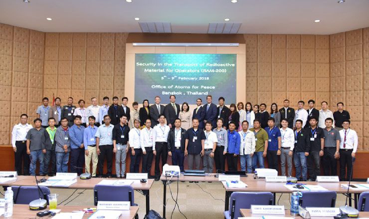 ปส. จับมือ กระทรวงพลังงานสหรัฐ เสริมศักยภาพขนส่งวัสดุรังสีเน้นความมั่นคงปลอดภัยตามหลักสากล ปส. จับมือ กระทรวงพลังงานสหรัฐ เสริมศักยภาพขนส่งวัสดุรังสีเน้นความมั่นคงปลอดภัยตามหลักสากล
