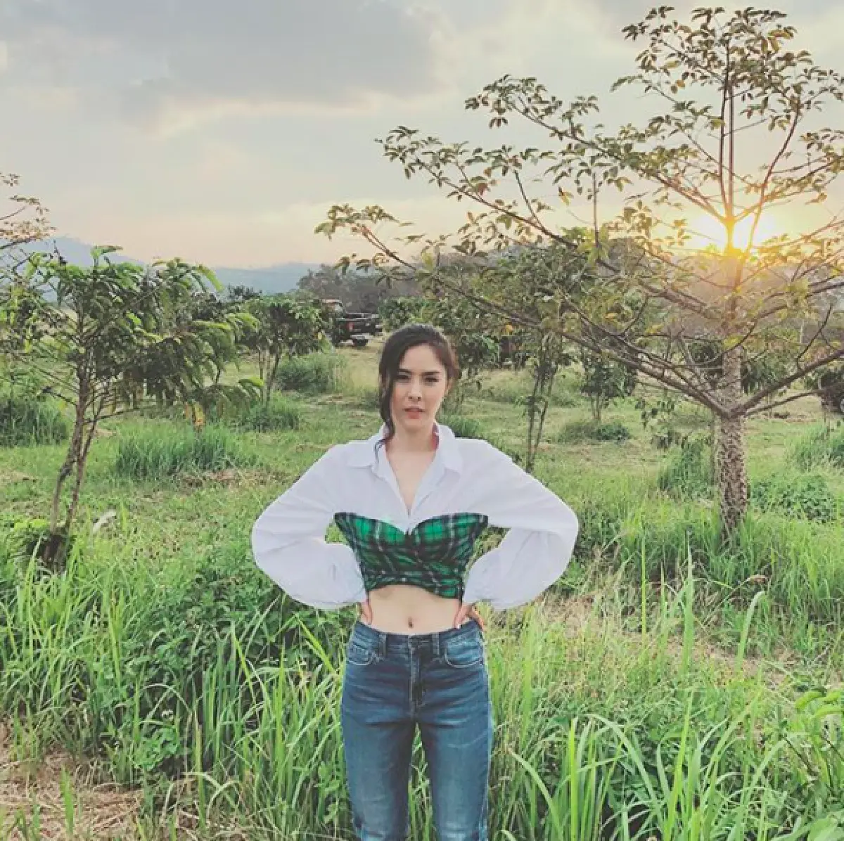 12 ภาพ “พีค ภัทรศยา” เจ้าของฉายา "เจ่อมหาเสน่ห์” กับความสวยออร่า