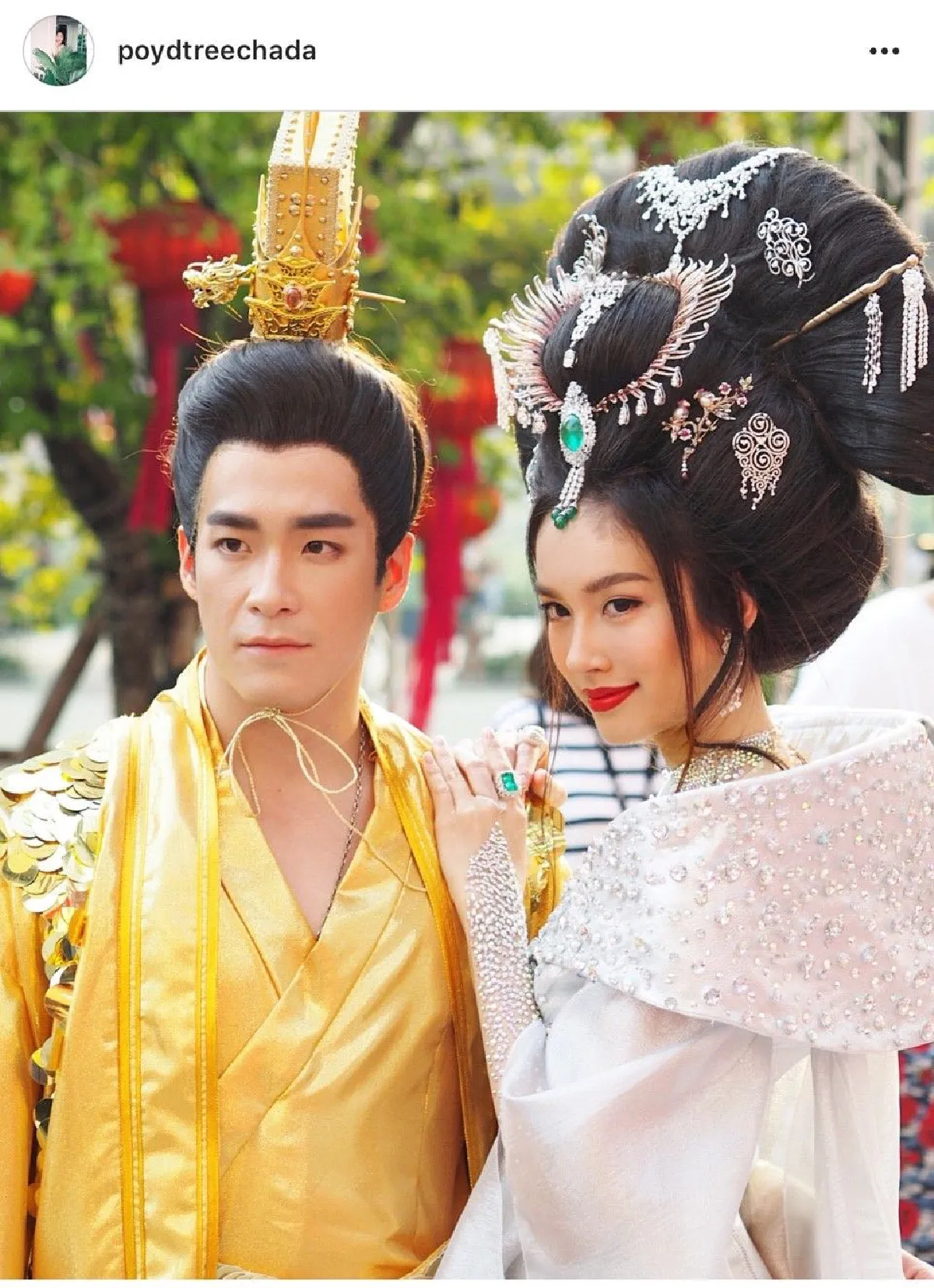 ส่องภาพคนบันเทิง สวมชุดกี่เพ้า-ชุดแดง รับเทศกาลตรุษจีน