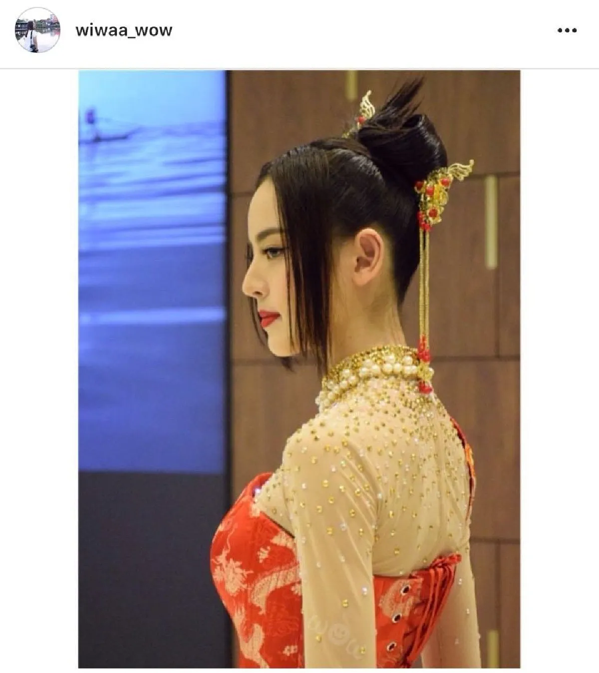 ส่องภาพคนบันเทิง สวมชุดกี่เพ้า-ชุดแดง รับเทศกาลตรุษจีน