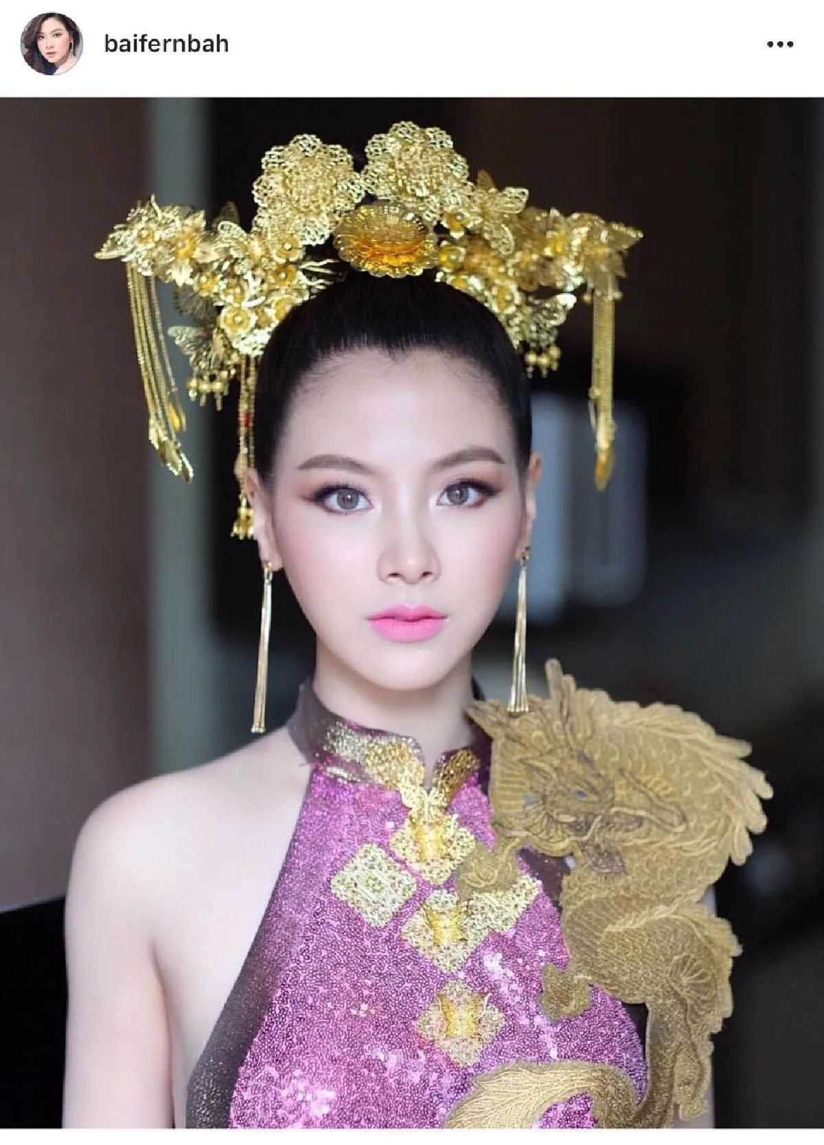ส่องภาพคนบันเทิง สวมชุดกี่เพ้า-ชุดแดง รับเทศกาลตรุษจีน