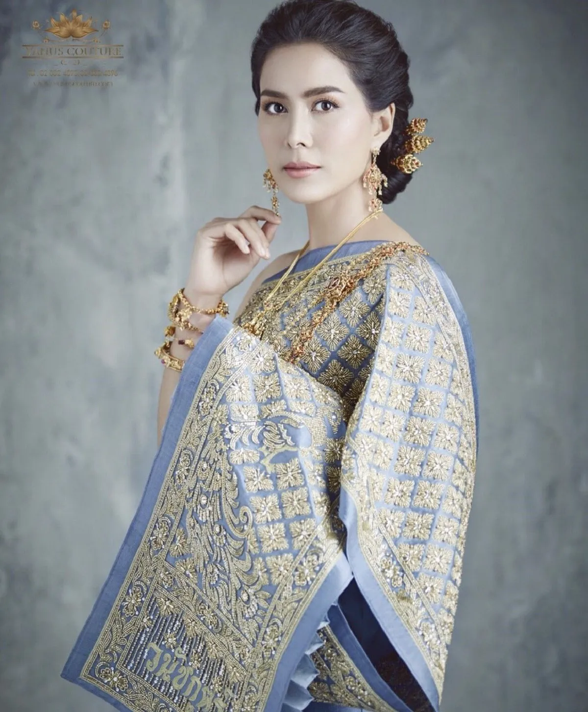 สวยดั่งภาพวาด! เชอร์รี่ เข็มอัปสร ผู้หญิงที่แต่งชุดไทยได้สง่างามมาก