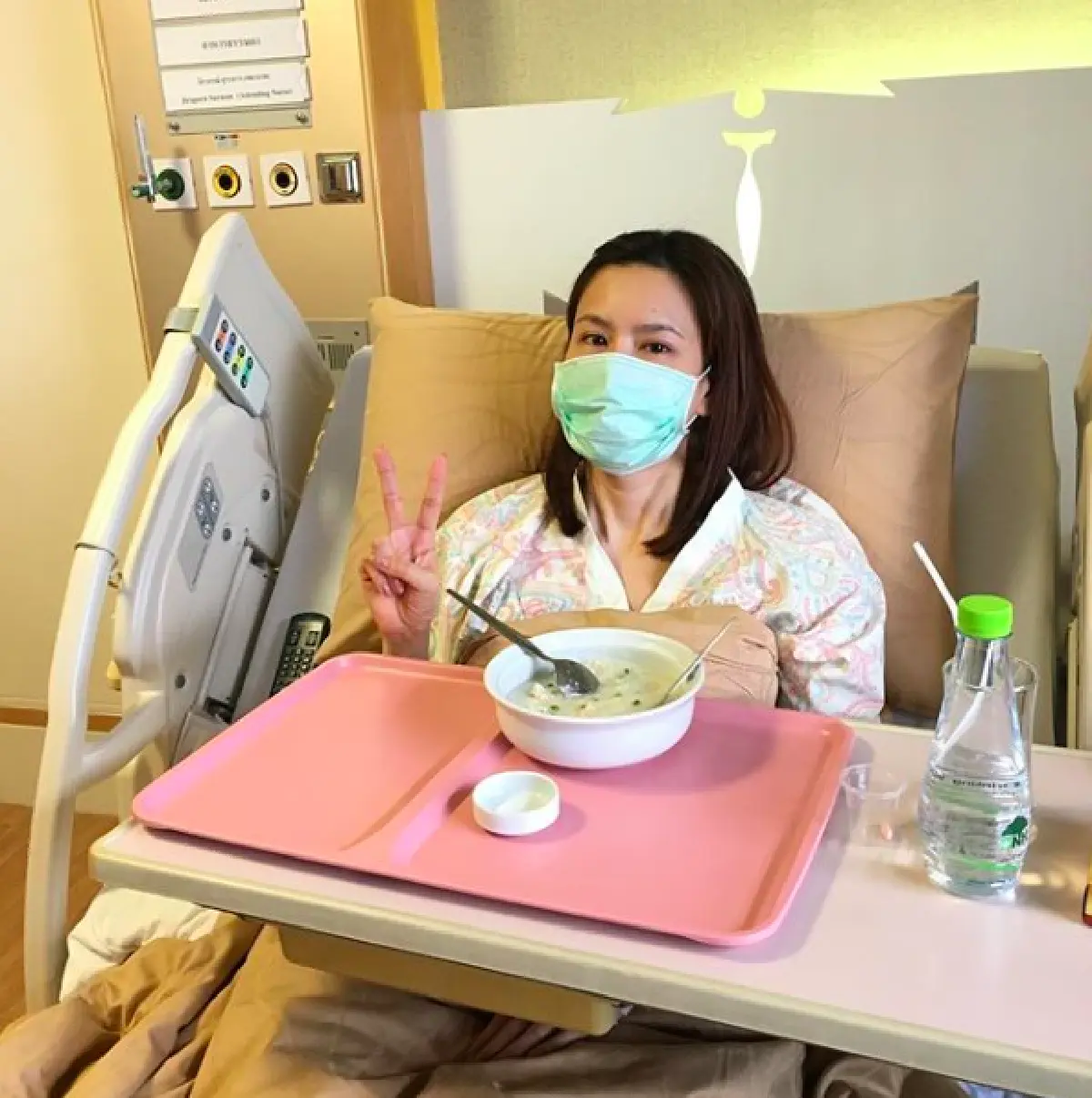 "เจี๊ยบ” ป่วยไข้หวัดใหญ่สายพันธุ์ A “บอย" ตามดูแลใกล้ชิด ไม่ห่าง