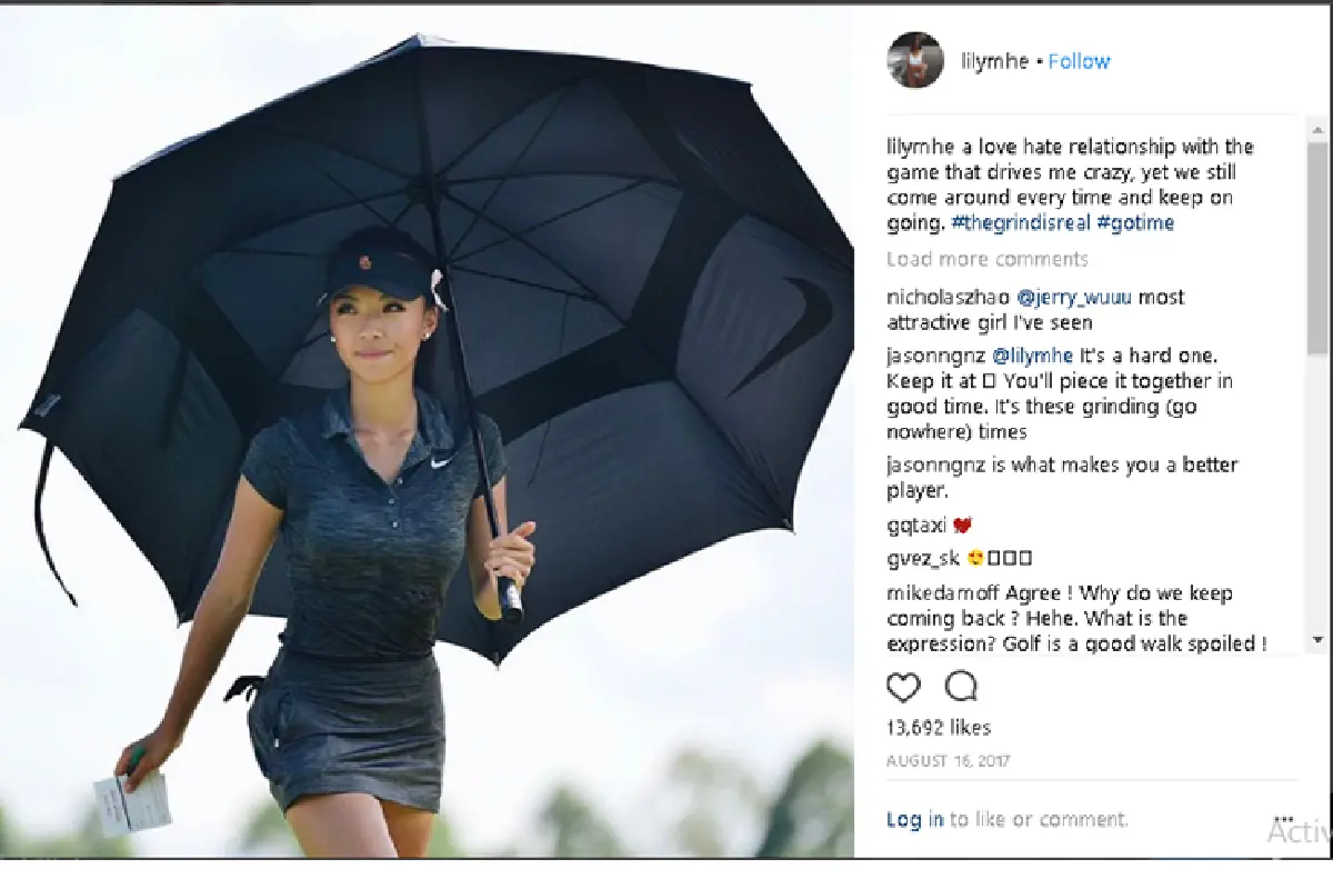 "มูนี เหอ" สาวฮอตคนใหม่วงการกอล์ฟ