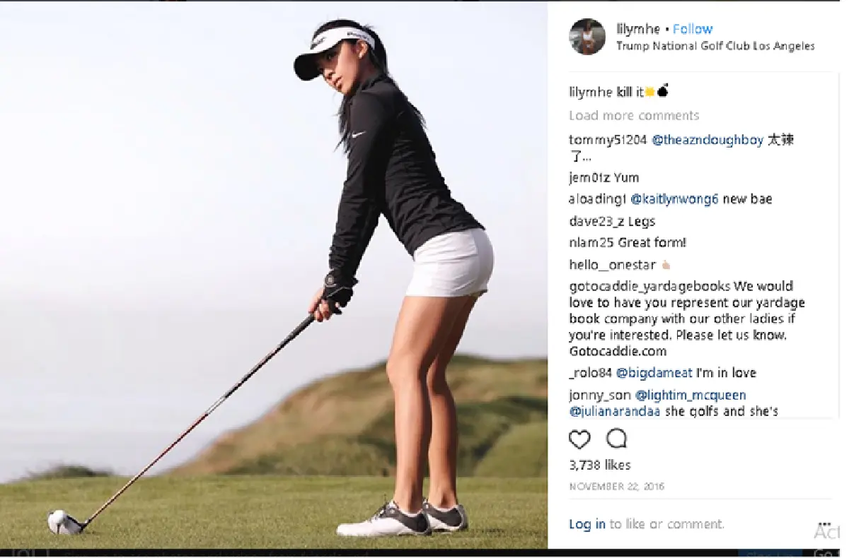 "มูนี เหอ" สาวฮอตคนใหม่วงการกอล์ฟ