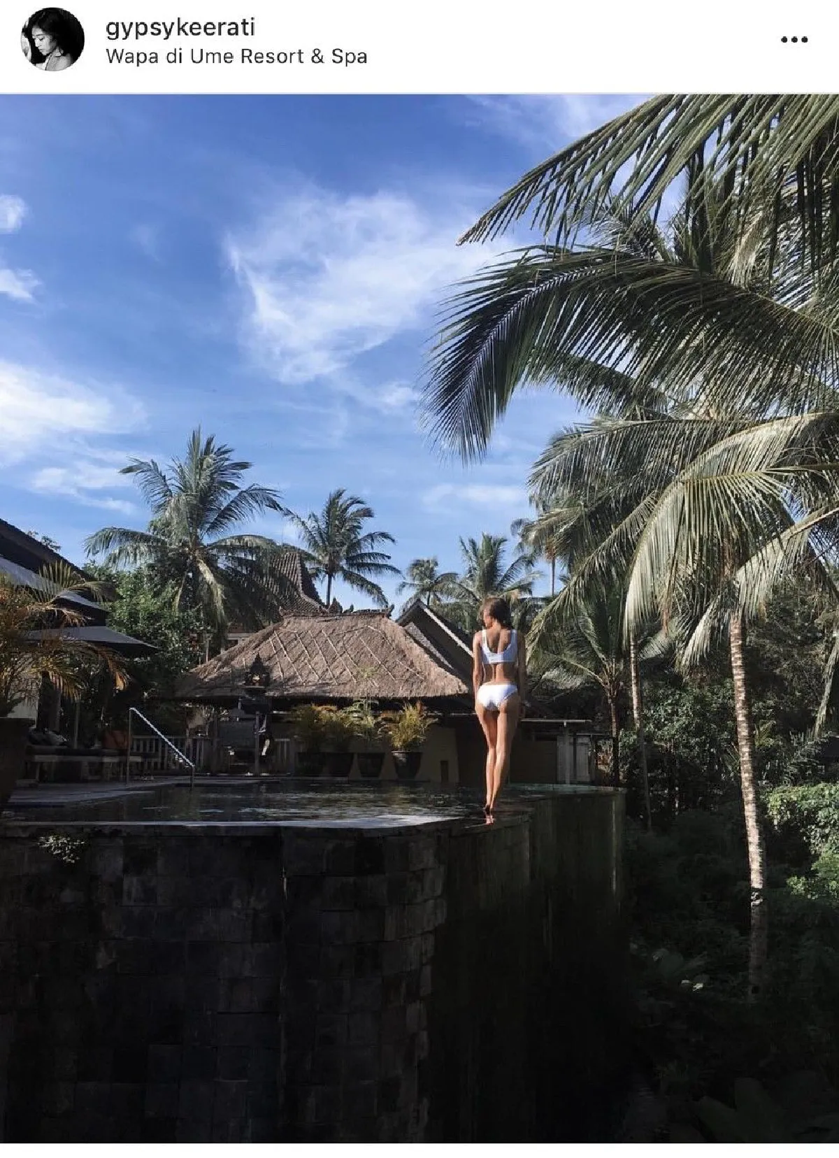 แซ่บสะท้านเกาะบาหลี! "ยิปซี คีรติ” อวดหุ่นสุดเซ็กซี่สไตล์อาร์ต