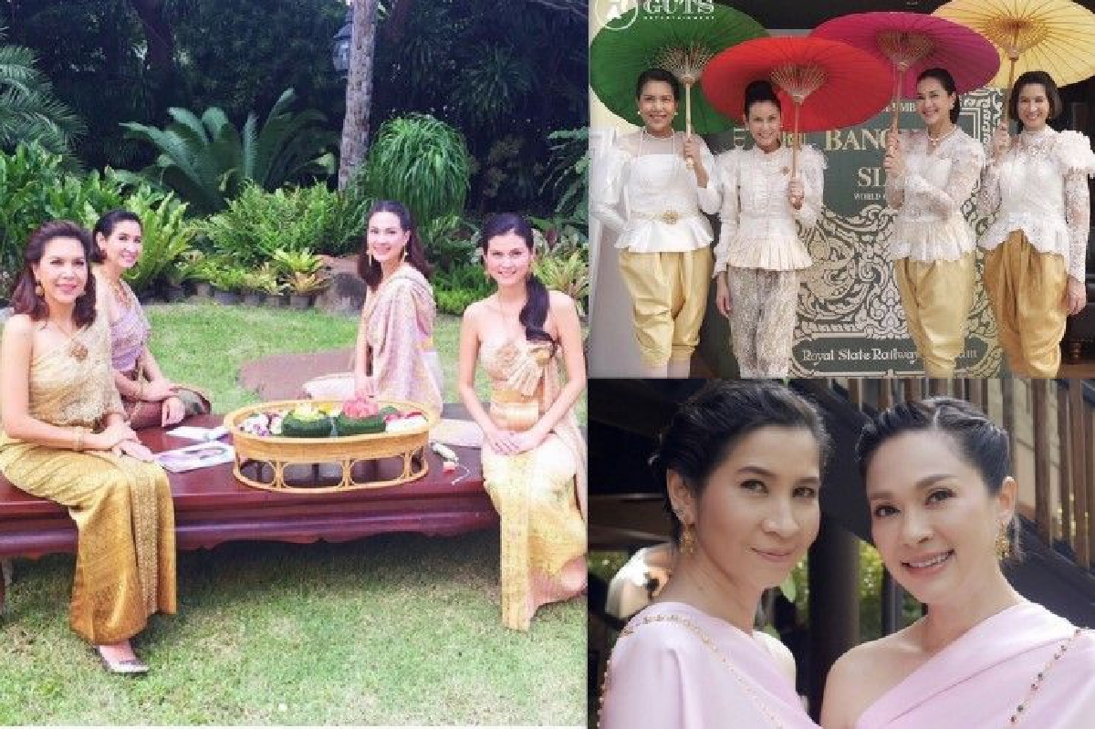 4 ออเจ้ารุ่นใหญ่! ท็อป-แหม่ม-ปิ่น-หมิว อวดความสวยสง่าในชุดไทย 4 ออเจ้ารุ่นใหญ่! ท็อป-แหม่ม-ปิ่น-หมิว อวดความสวยสง่าในชุดไทย