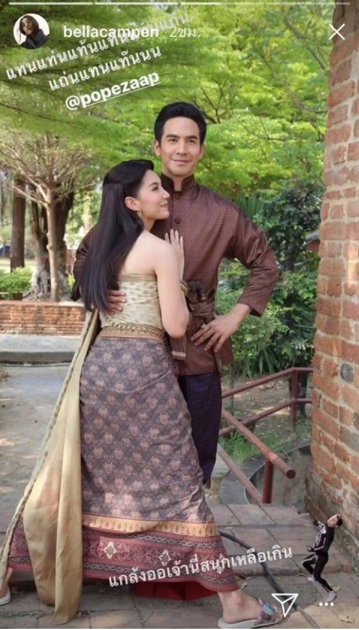 เคมีทะลักล้นจอ! กับภาพเบื้องหลังของ "พี่หมื่น-แม่หญิง” เห็นแล้วต้องยิ้มไปตามๆ กัน
