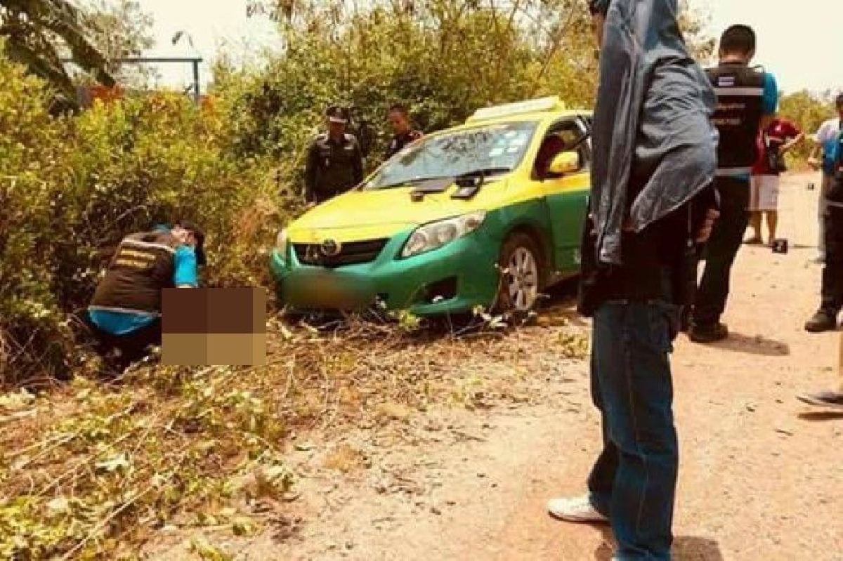 ลุงขับแท็กซี่ถูกคนร้ายฆ่าปาดคอดับย่านสมุทรสาครคาดหวังชิงทรัพย์ ลุงขับแท็กซี่ถูกคนร้ายฆ่าปาดคอดับย่านสมุทรสาครคาดหวังชิงทรัพย์