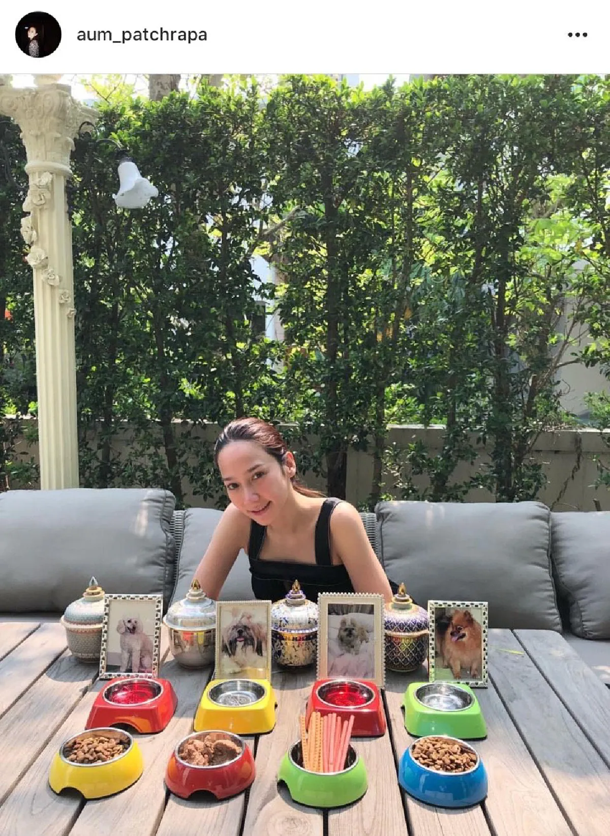 ไม่เคยลืม! “อั้ม” ทำบุญให้หมาตัวโปรด ที่จากไปเมื่อ 4 ปีก่อน