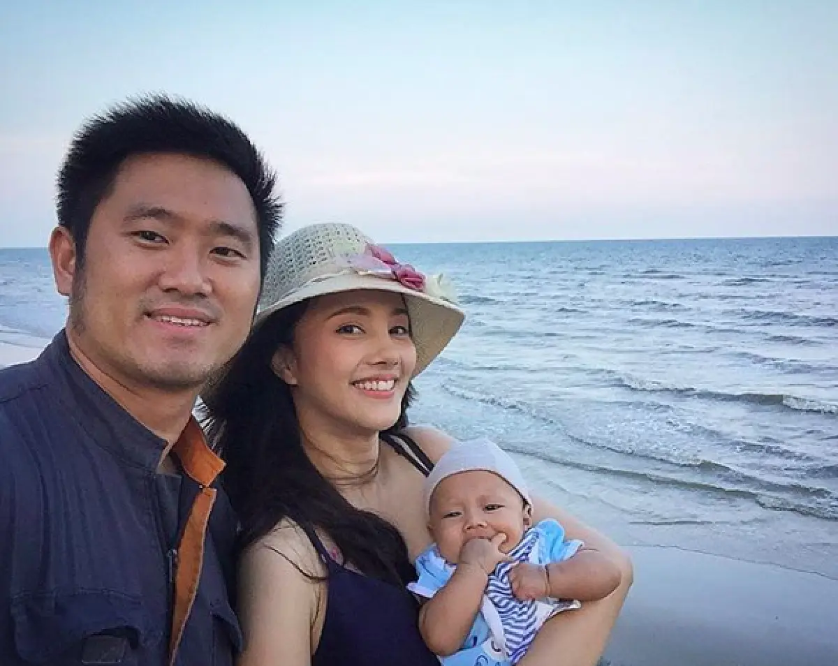 สุดเซอร์ไพรส์ “กุญแจซอล” ควงสามีและ “น้องเทคออฟ” ลองชุดแต่งงาน