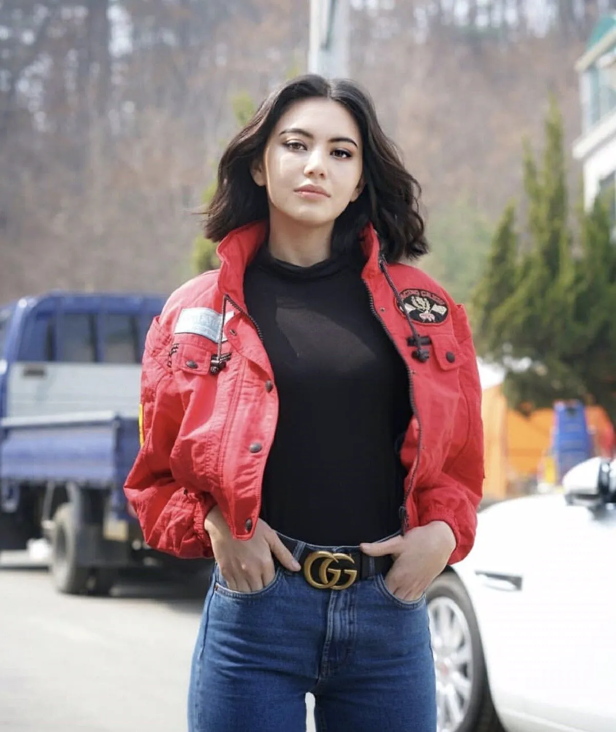 วันสบายๆของซุปตาร์ ใหม่ ดาวิกา สวยชิคสไตล์วินเทจตะลุยเกาหลี