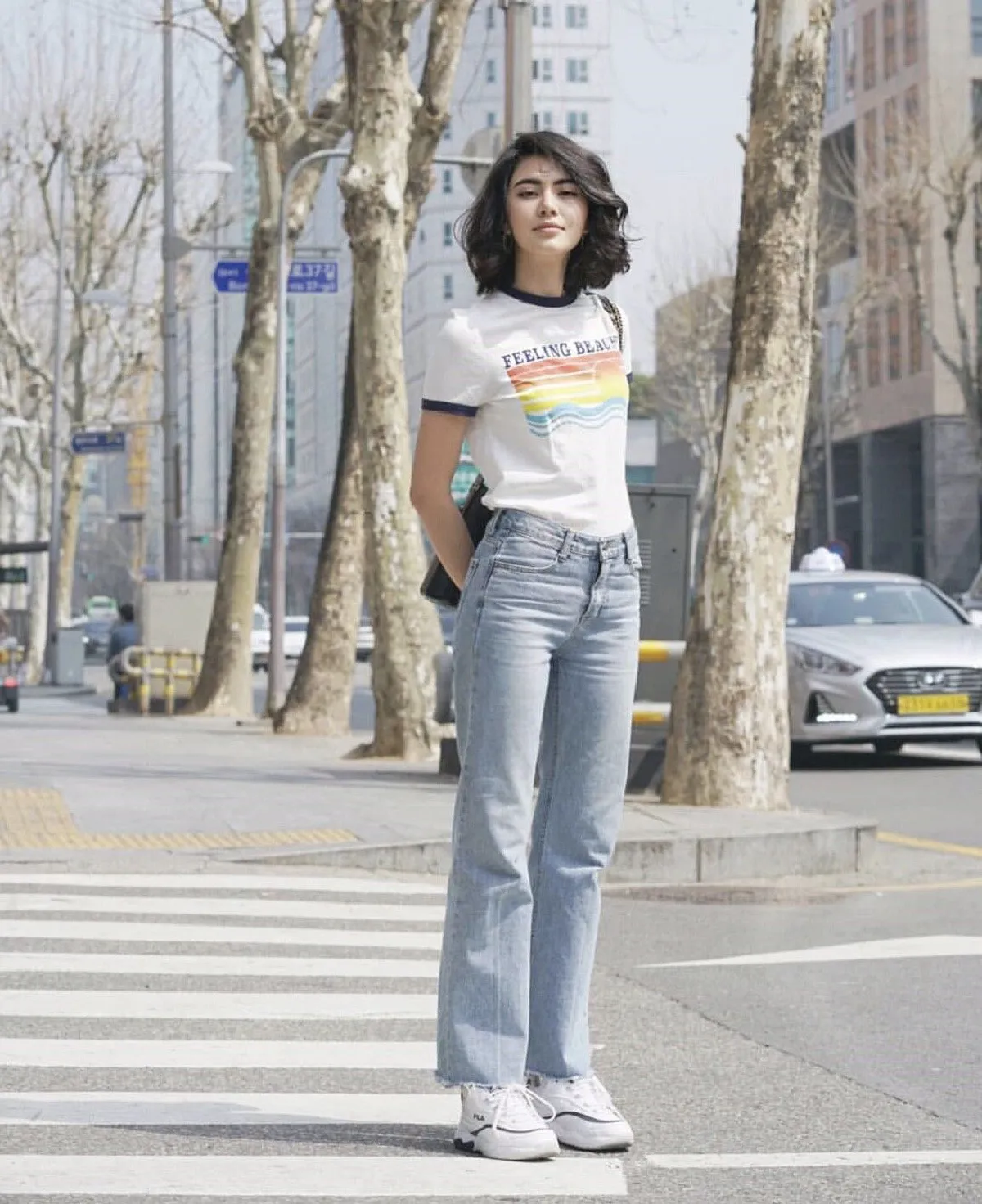 วันสบายๆของซุปตาร์ ใหม่ ดาวิกา สวยชิคสไตล์วินเทจตะลุยเกาหลี