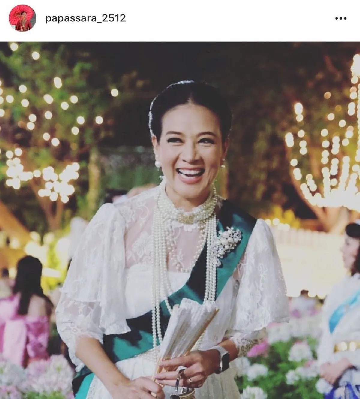 12 ภาพ “กบ ปภัสรา” ในวัย 48 ปี กับชุดไทยที่สวยสง่า