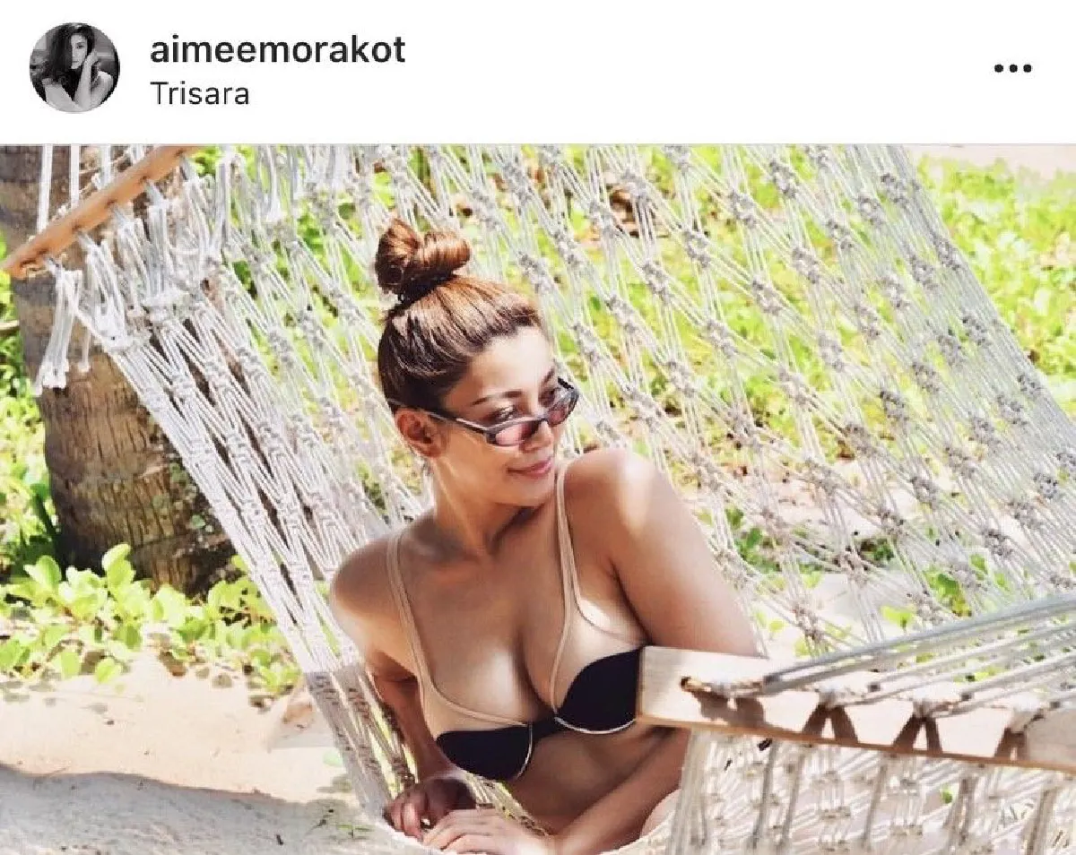 ร้อนกว่าอากาศ! “เอมมี่ มรกต” อวดหุ่นแซ่บ ในชุดว่ายน้ำสุดเซ็กซี่