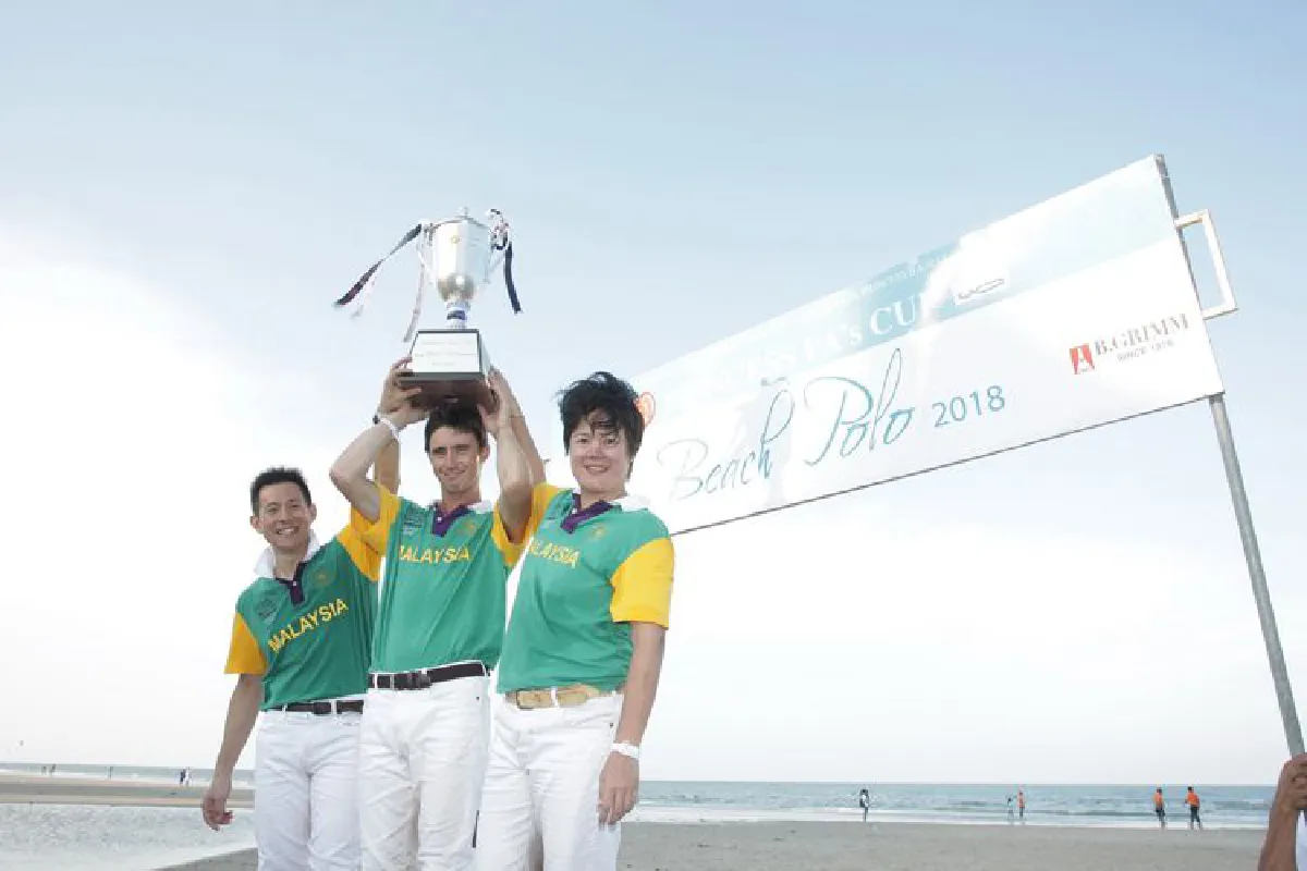 ทีมมาเลเซีย คว้าแชมป์ขี่ม้าบีชโปโล2018