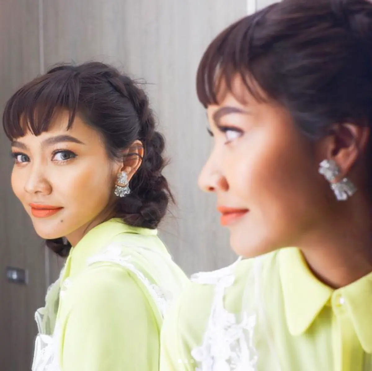 “แก้ม วิชญาณี” แบ๊วหนักมาก! กับลุคใหม่ผมหน้าม้า