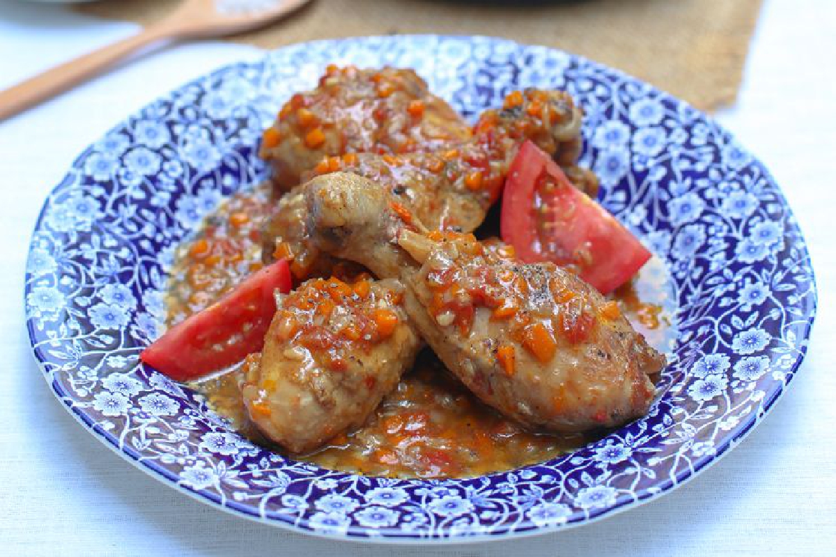 อบ อบ อร่อย น่องไก่อบพริกไทยดำ อบ อบ อร่อย น่องไก่อบพริกไทยดำ