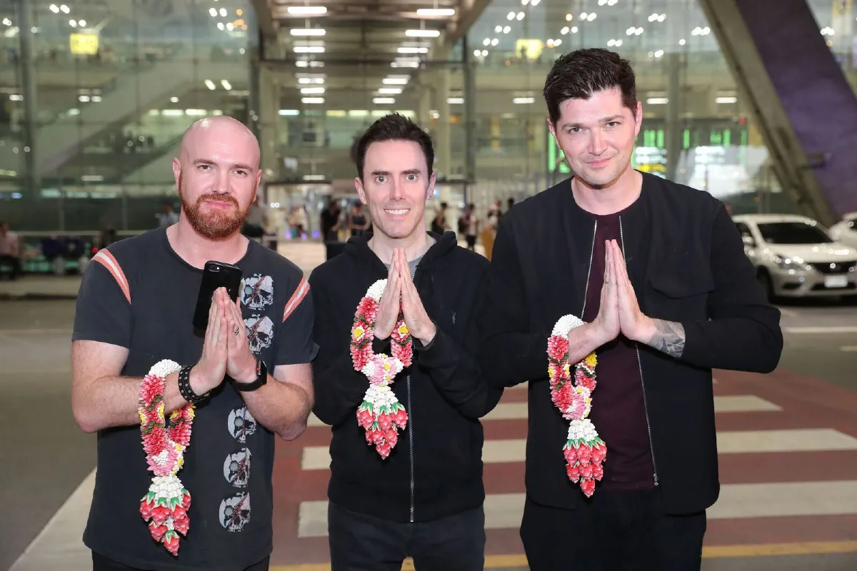 3 หนุ่ม The Script หยอดหวานถึงแฟนๆชาวไทย ก่อนระเบิดความมันส์คืนนี้