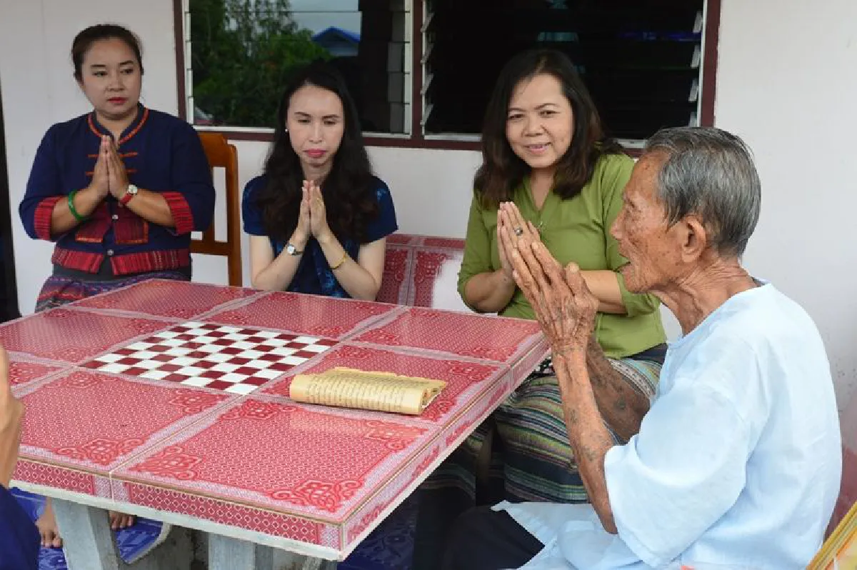 ผู้เฒ่าชาวไทลื้ออายุยืน102ปีเผยเคล็ดลับ"กินผัก-ปลา-น้ำอุ่น"