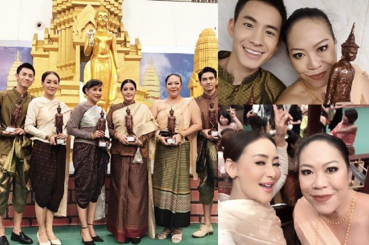 ทีมนักแสดงบุพเพฯ เข้ารับรางวัล "ศิลปินต้นแบบผู้ถ่ายทอดประวัติศาสตร์ไทยแก่อนุชนรุ่นหลัง" ทีมนักแสดงบุพเพฯ เข้ารับรางวัล "ศิลปินต้นแบบผู้ถ่ายทอดประวัติศาสตร์ไทยแก่อนุชนรุ่นหลัง"