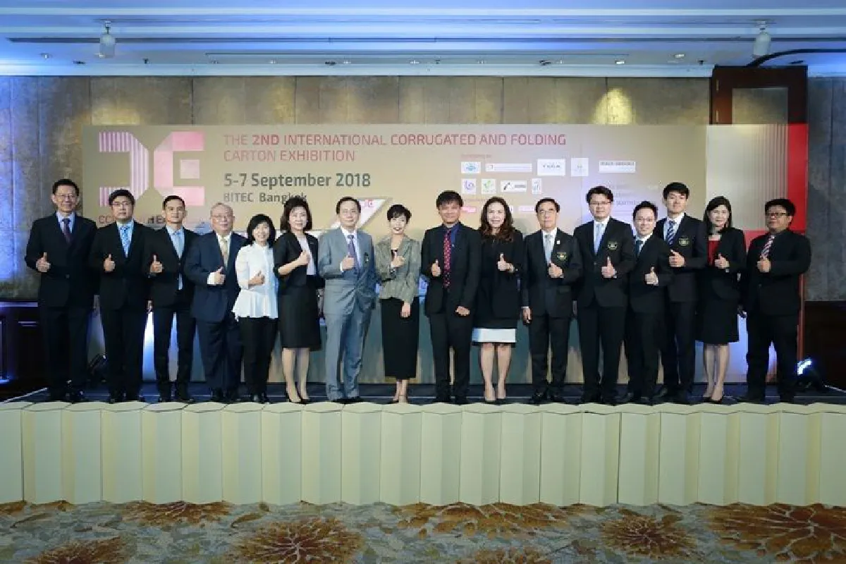 4 พันธมิตร ร่วมสนับสนุนผลักดันไทยเป็นศูนย์กลาง อุตสาหกรรมบรรจุภัณฑ์กระดาษลูกฟูกในอาเซียน ตามนโยบาย Industry 4.0  โชว์นวัตกรรมในงาน "CCE South East Asia - Thailand 2018" และ "ICE South East Asia 2018"