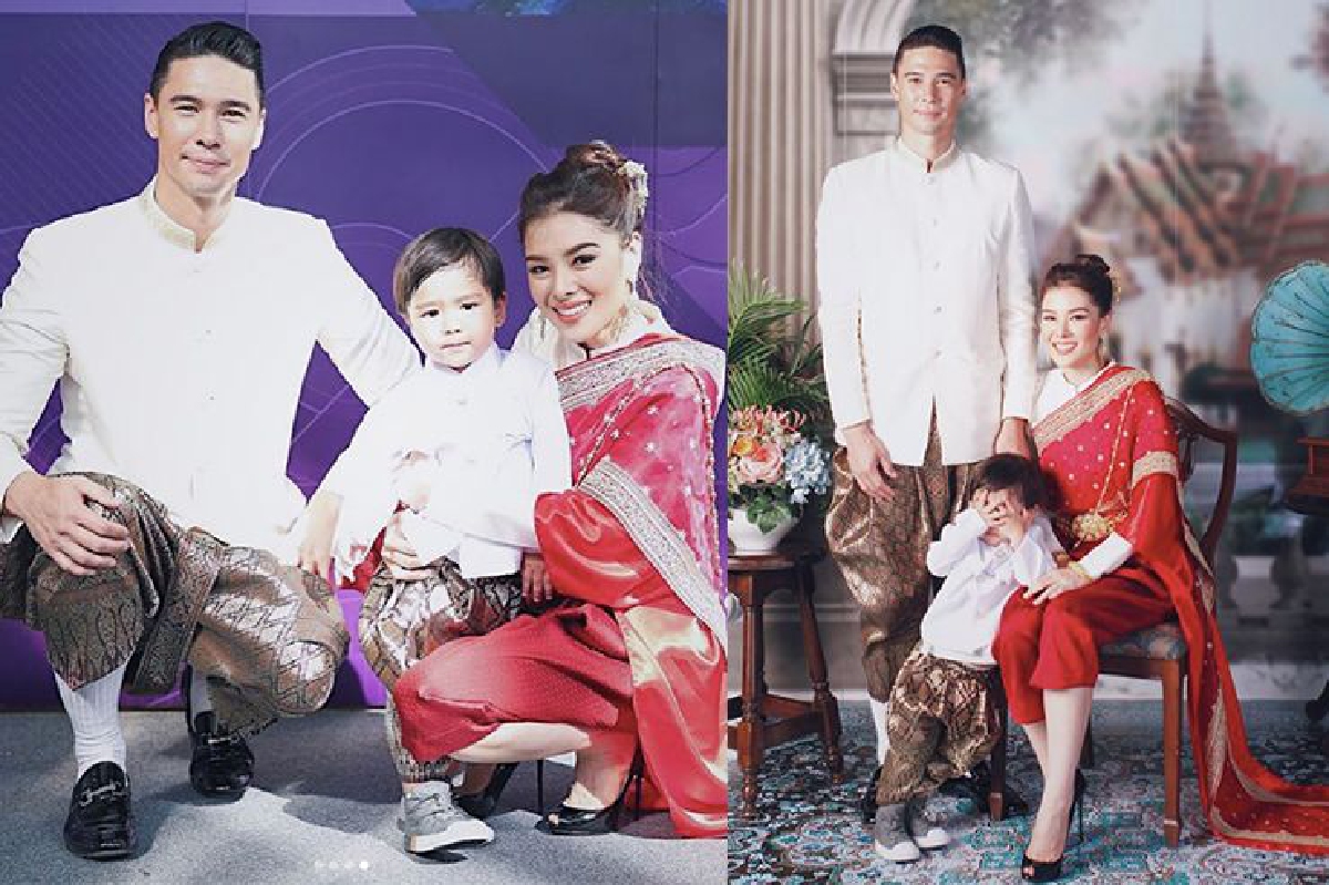 ครอบครัวสุขสันต์ “ลิเดีย-แมทธิว” พา “น้องดีแลน” ถ่ายภาพครอบครัวในชุดไทย ครอบครัวสุขสันต์ “ลิเดีย-แมทธิว” พา “น้องดีแลน” ถ่ายภาพครอบครัวในชุดไทย
